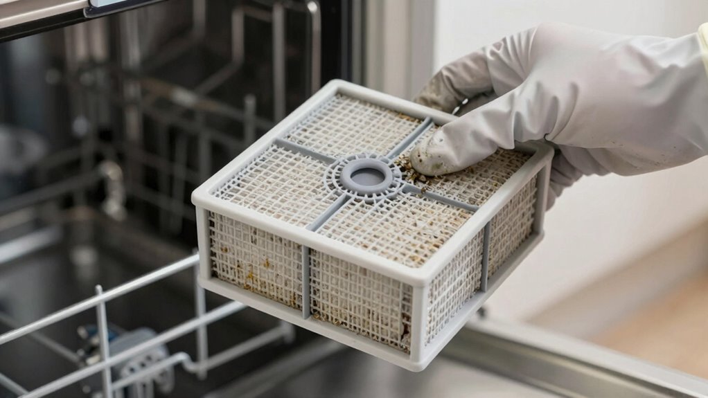 clean filter optimal dishwasher performance