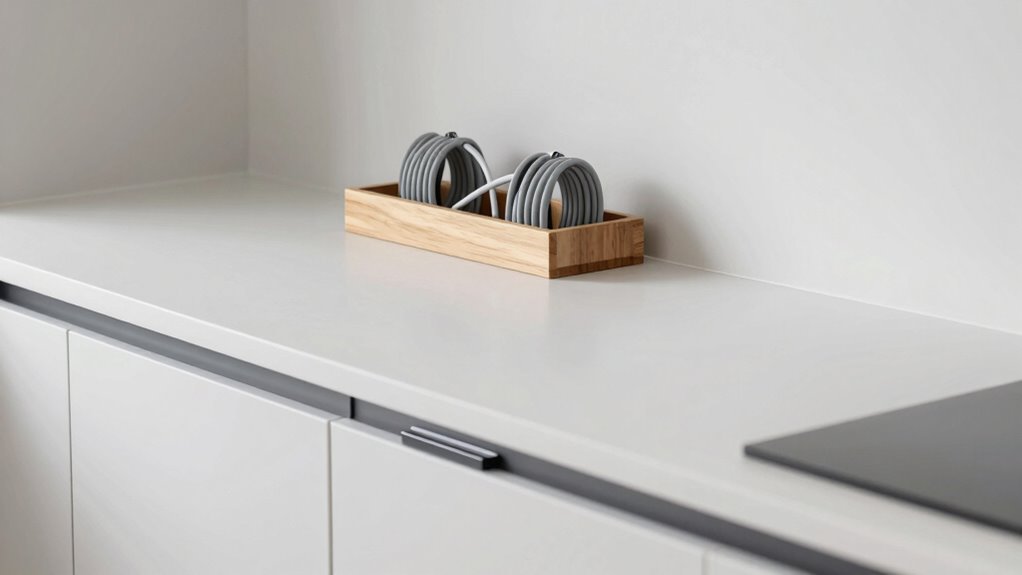 conceal and organize kitchen cords