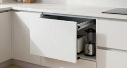 concealed convenient appliance storage