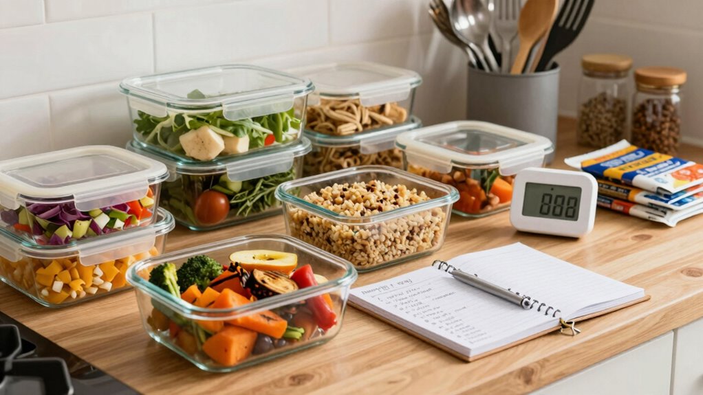 consistent weekly meal preparation