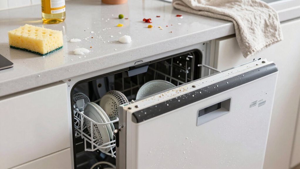 dishwasher not cleaning properly