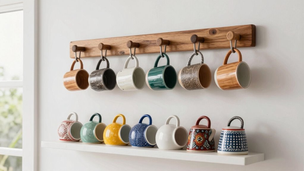 diy mug rack tutorial