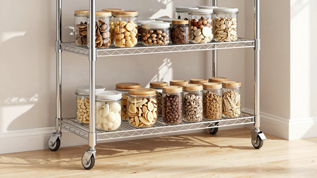 durable mobile pantry storage