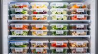 efficient freezer labeling system