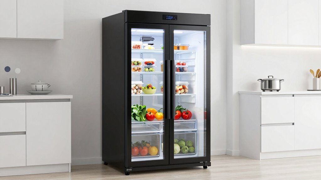 efficient spacious freezer features