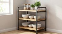 kitchen racks with outlets