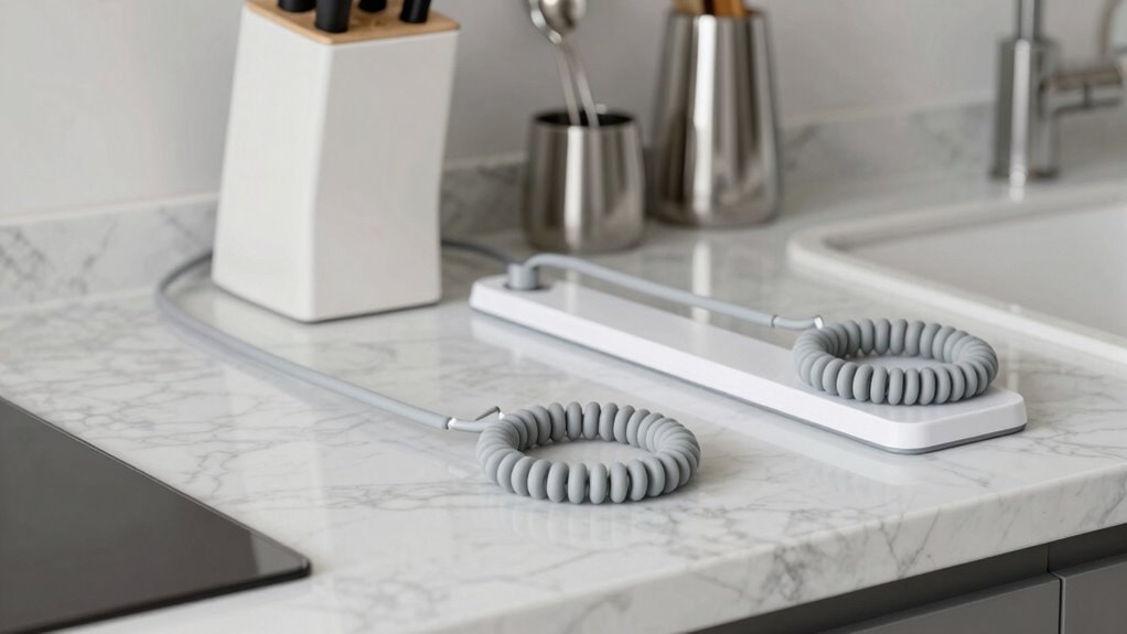 manage cords for neatness