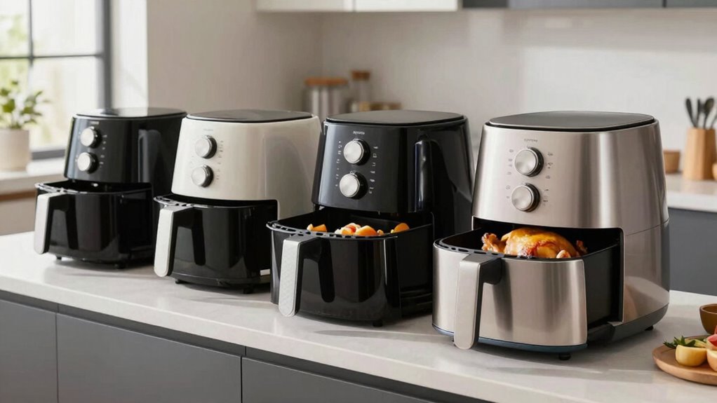 optimal air fryer capacity selection