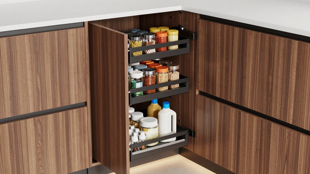 optimize kitchen vertical storage