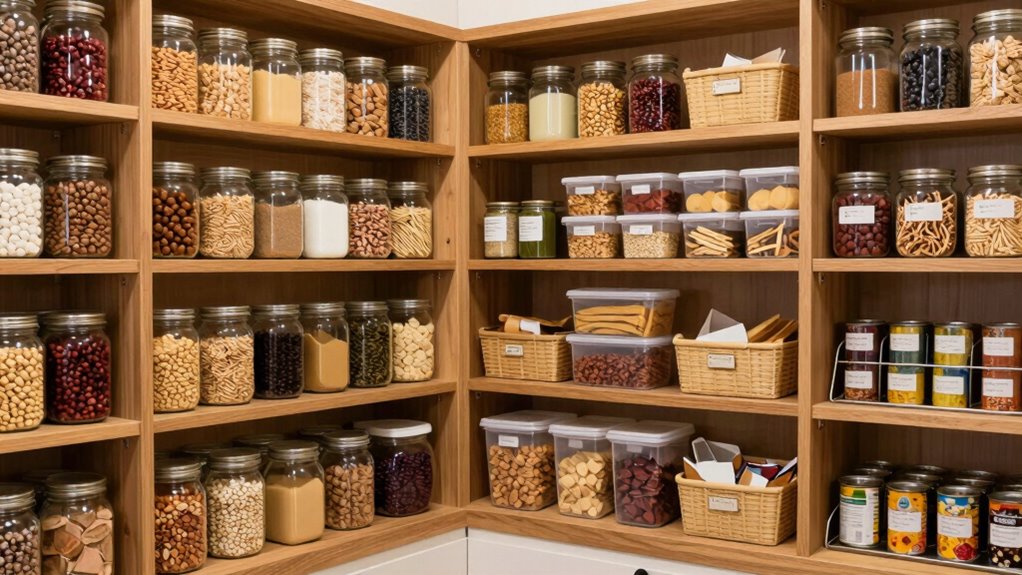 optimize pantry storage space