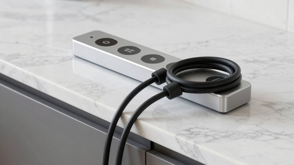 organize cords with labels