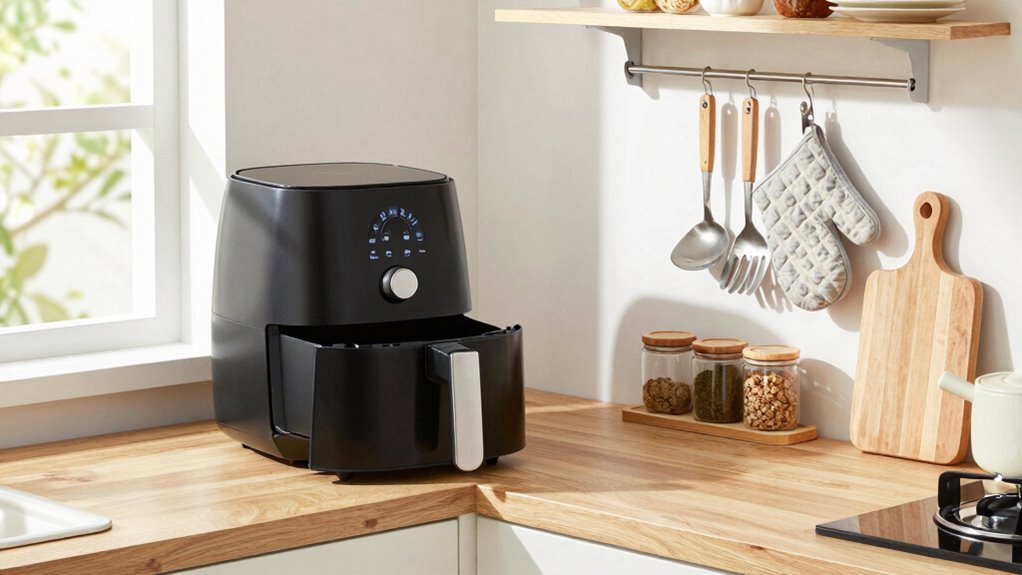 organized air fryer space