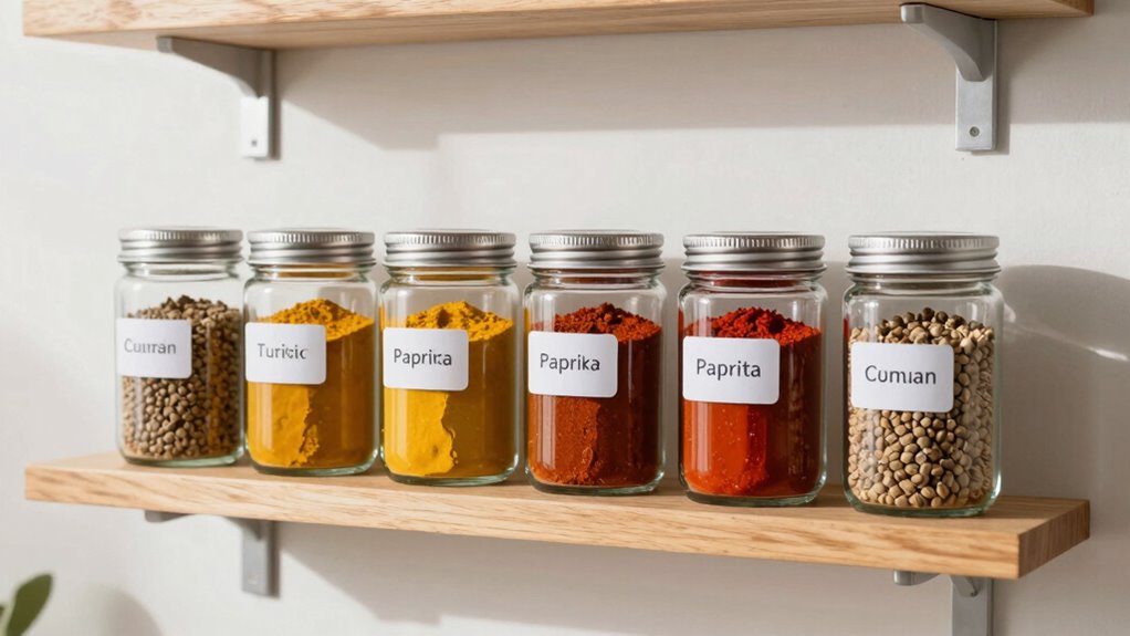 organized spices boost confidence