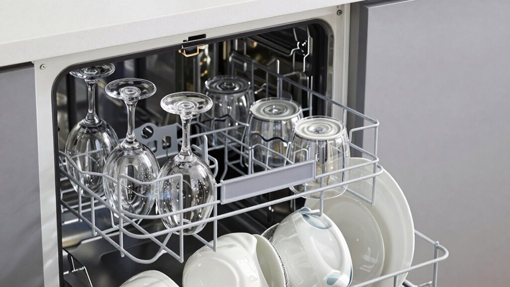 proper glassware placement prevents water spots