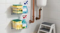 safe clean under sink storage