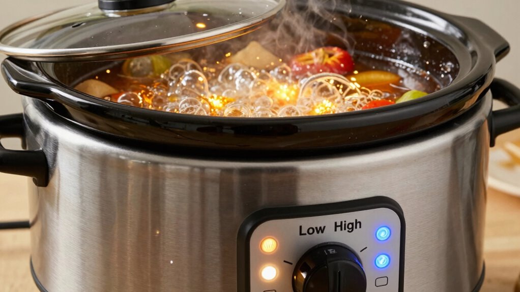 slow cooker temperature differences