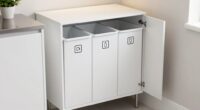small kitchen recycling cabinets