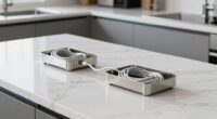 tidy kitchen cord organization
