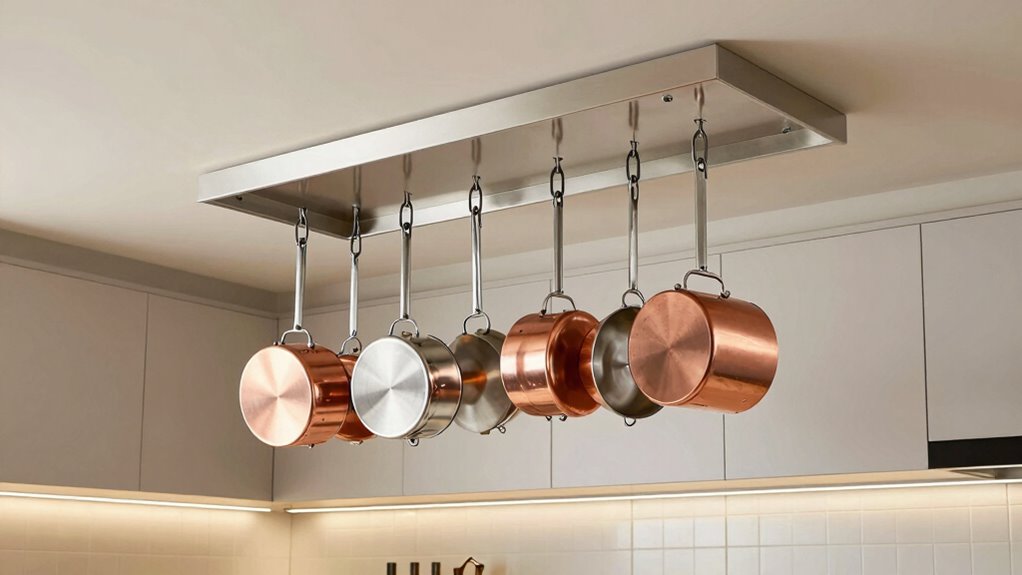 top ceiling pot racks