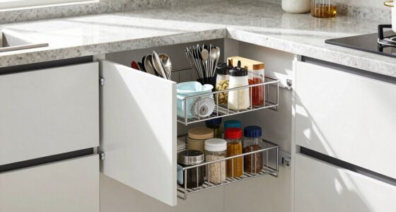 top corner cabinet organizers