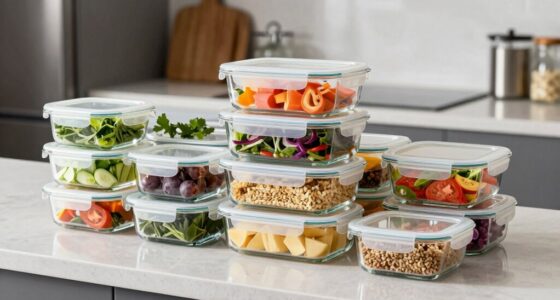 top glass meal containers