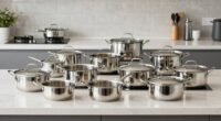 top induction stainless sets