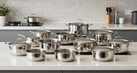 top induction stainless sets