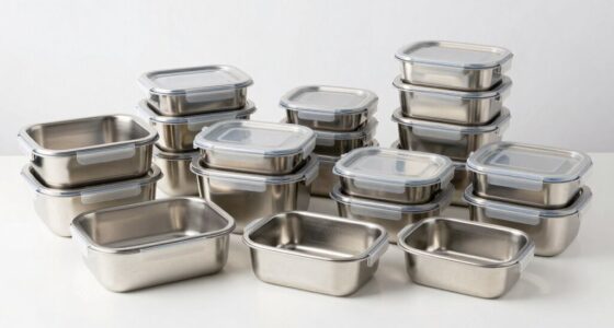 top large stainless containers