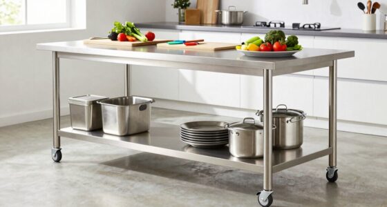 top mobile kitchen prep tables