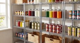 top pantry wire shelves