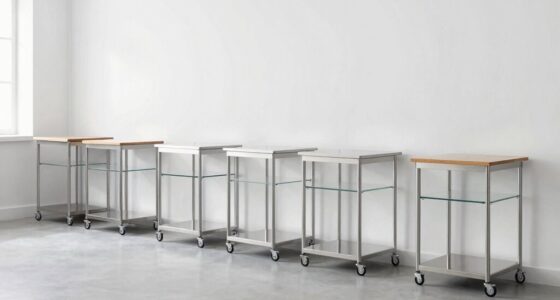 top slim kitchen carts