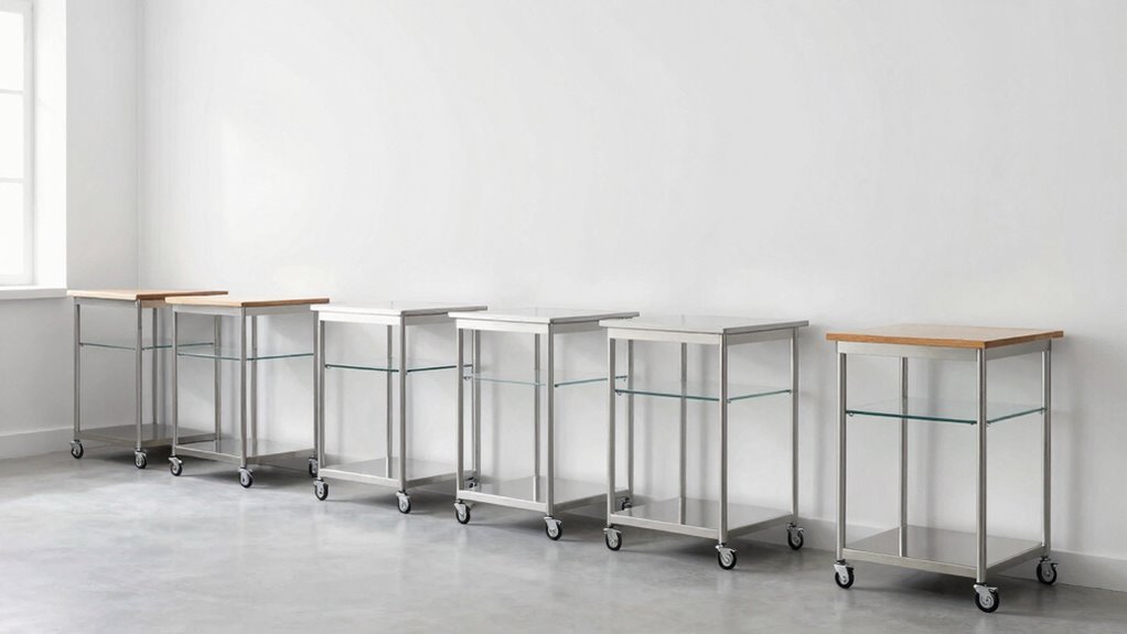 top slim kitchen carts