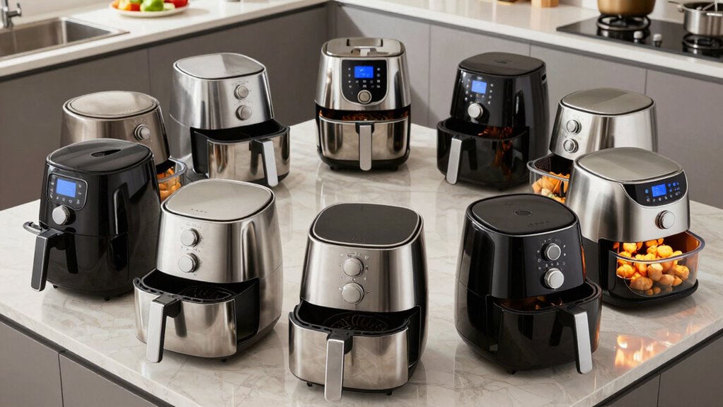 top stainless steel air fryers