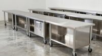 top stainless steel carts