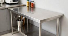 top stainless steel kitchen tables