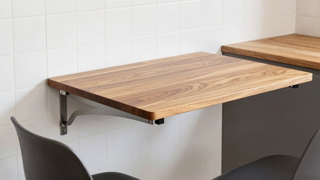 top wall mounted folding tables