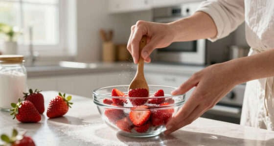 How to Macerate Strawberries With Sugar