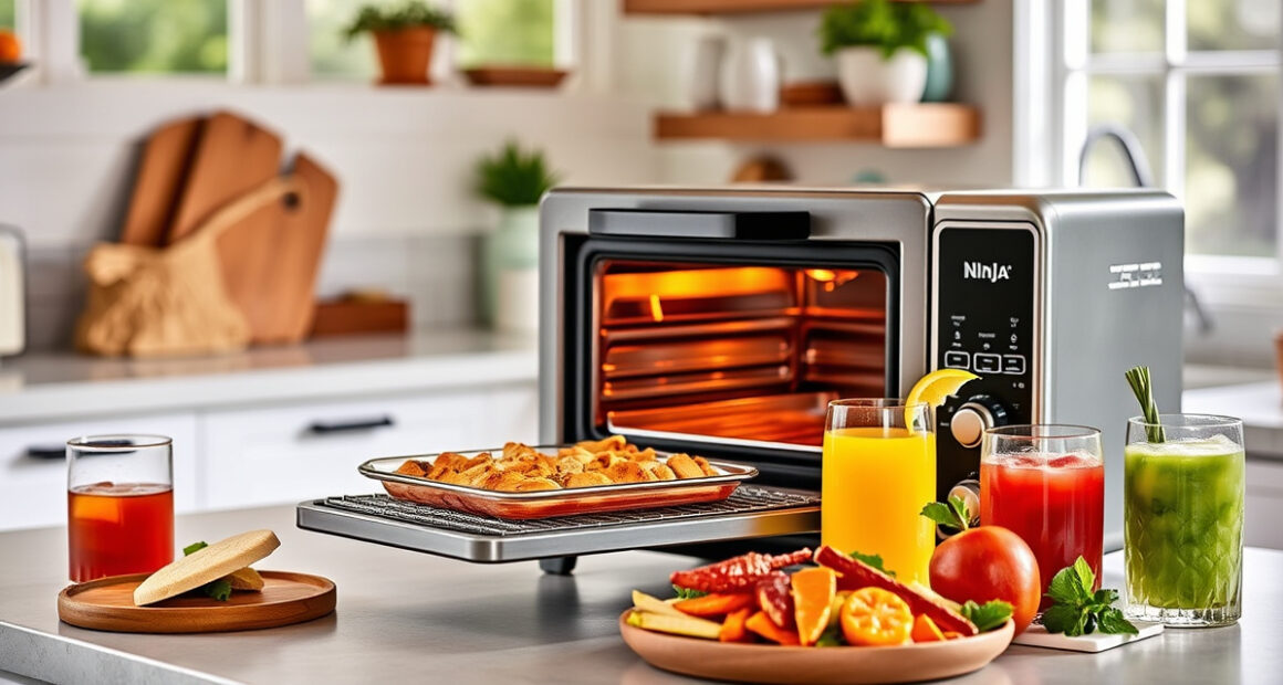 Summer Grilled Veggie Pizza with Ninja Foodi XL Pro Air Oven