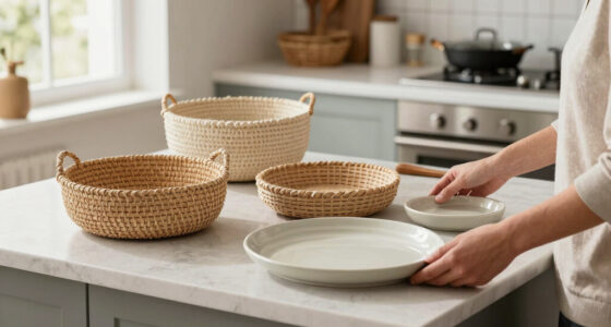 Aldi Just Dropped $10 Scalloped Woven Baskets And Trays
