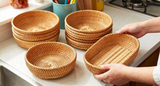 Aldi Just Dropped $10 Scalloped Woven Baskets and Trays