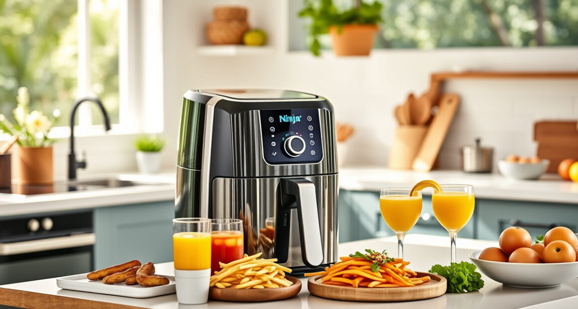 Summer Grilled Chicken & Veggies with Ninja DoubleStack XL Air Fryer