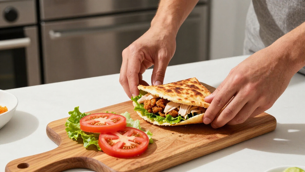 Crispy Chicken Pita
