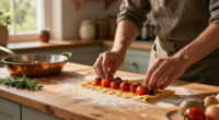Pasta Sfoglia Con Pomodorini Caramellati