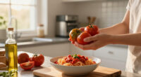 The Best Way To Use Summer Tomatoes Is This No-Cook Pasta Sauce