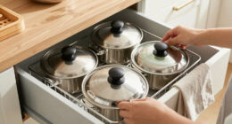 15 Best Pot Lid Organizers for Tidy Kitchen Cabinets in 2026