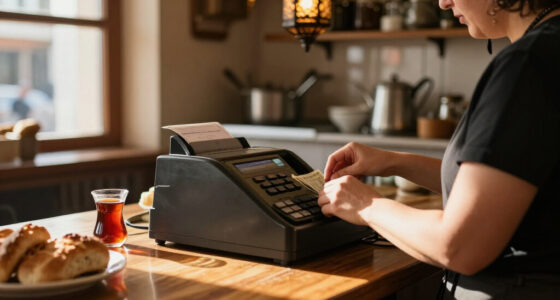 Cash Register At A Restaurant In Turkey