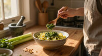 Trofie Al Pesto Di Sedano
