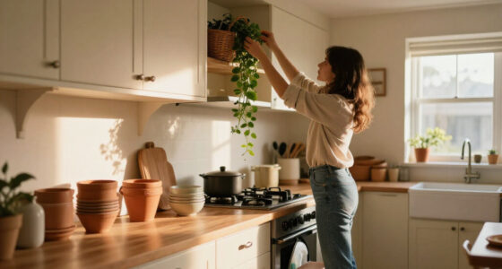 11 Clever Ideas For What To Do With The Awkward Space Above Kitchen Cabinets
