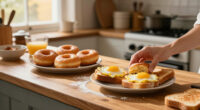Donuts And Homemade Egg Sandwiches Too